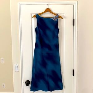 Blue Sequin Magaschoni Dress